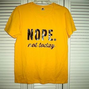 SHORT SLEEVE GRAPHIC TOP FUNNY SAYING QUOTE T SHIRT COTTON RETRO-WOMENS SIZE M